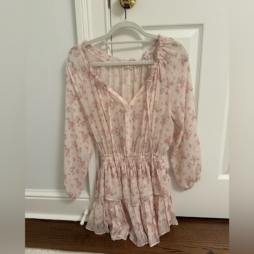LoveShackFancy "Popover" Mini Dress